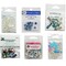 Buttons Galore Winter Craft Embellishments Variety Bundle - 6 Unique Embellishments for DIY Craft Projects…